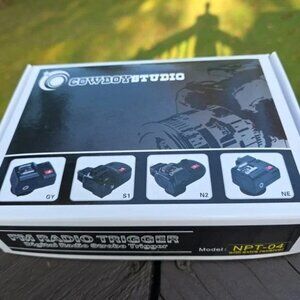 Cowboy Studio FM Digital Radio Strobo Trigger Model NPT-04 Open Box Unused